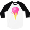octopus icecream 3/4 Sleeve Shirt