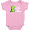 sad t rex Baby Bodysuit