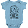 Golfer Brother Baby Onesie