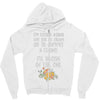 ice cream or a felony Zipper Hoodie