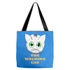 the walking cat! Tote Bags