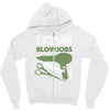i give blowjobs Zipper Hoodie