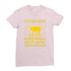 ugly sweater party beer bear funny Ladies Fitted T-Shirt