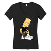 rap simpson Women's V-Neck T-Shirt