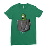 i'm in a pocket Ladies Fitted T-Shirt