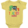 teacher saurus Baby Bodysuit