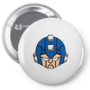 mecha mega rocks Pin-back button