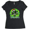 santa claws Women's Triblend Scoop T-shirt