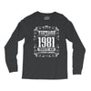 vintage made in 1981 perfectly aged a living legend Long Sleeve Shirts