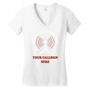 amateur ham radio callsign antenna Women's V-Neck T-Shirt