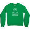 i don't run Crewneck Sweatshirt
