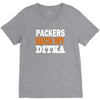 chicago bears tee packers can suck my ditka V-Neck Tee
