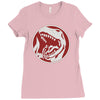 tyrannosaurus! Ladies Fitted T-Shirt