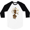 groovy baby groot 2 3/4 Sleeve Shirt