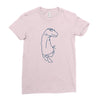 apatosaurus Ladies Fitted T-Shirt