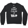 keep calm and hit 88 mph time travel Crewneck Sweatshirt