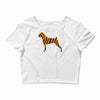 tiger pattern Crop Top