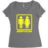 drop yours Women's Triblend Scoop T-shirt