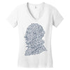quotable shakespeare Women's V-Neck T-Shirt