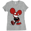 mickey mau5 Ladies Fitted T-Shirt