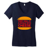 royale with cheese Women's V-Neck T-Shirt
