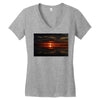 Florida Sunset Women's V-Neck T-Shirt