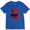 i love house music t shirt men logo3 new t shirt clothing design men V-Neck Tee