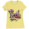 road closed Ladies Fitted T-Shirt