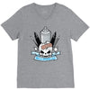 skull emblem V-Neck Tee