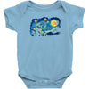 super starry night Baby Onesie