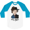 Bob Dylan Then and Now 3/4 Sleeve Shirt