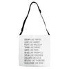 Dream Like Martin Adjustable Strap Totes