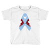 stomach cancer ribbon and rose Toddler T-shirt
