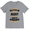 Super Cool Aunt Of A Freaking Awesome Niece V-Neck Tee