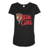 zelda is the girl Maternity Scoop Neck T-shirt