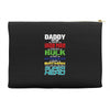 daddy you are my favorite superhero Accessory Pouches