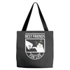 cat best friends for life Tote Bags