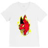 warning V-Neck Tee