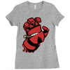 screaming doom Ladies Fitted T-Shirt