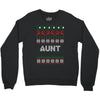 ugly christmas aunt Crewneck Sweatshirt