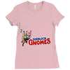 Sherlock Gnomes Ladies Fitted T-Shirt