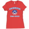team justice Ladies Fitted T-Shirt