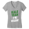 Kale Yeah I'm Vegan! Women's V-Neck T-Shirt