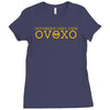 ovoxo drake, owl Ladies Fitted T-Shirt