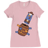 pop up knuckles1 Ladies Fitted T-Shirt