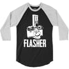 flasher camera 3/4 Sleeve Shirt