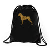 leopard pattern Drawstring Bags