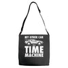 my other car is a time machine Adjustable Strap Totes