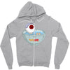 medama oyaji manga Zipper Hoodie