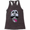 king of mustache Racerback Tank
